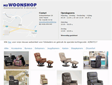 Tablet Screenshot of mswoonshop.be